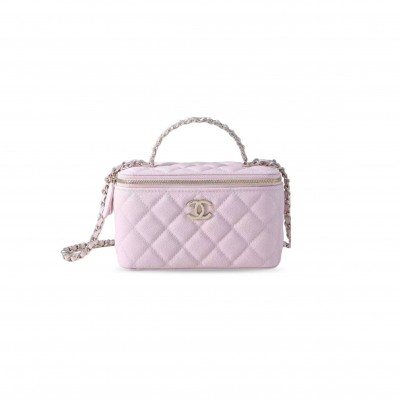 CHANEL 26C PEARL HANDLE BOX BAG AP4940 (17*9.5*8cm)